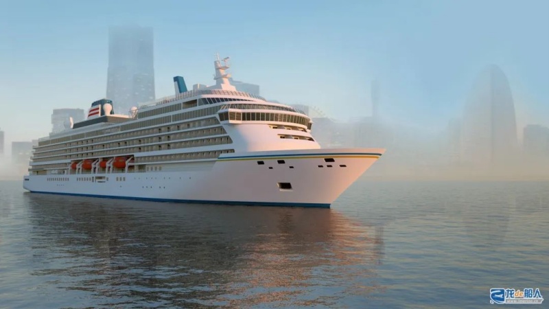 LNG powered luxury cruise ship! This German shipyard is under construction