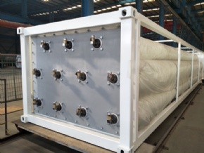 ISO standard 11 tubes CNG tube skid container - under produce