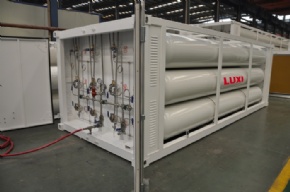 20ft 8 tubes hydrogen tube skid container