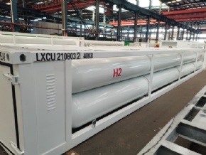 Tube skid container for industrial helium 8 tubes with 250bar