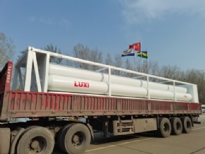 10 tubes CNG tube skid container