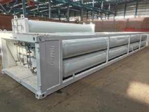 8 tubes CNG tube skid container with ISO11120 standard cylinder 250bar